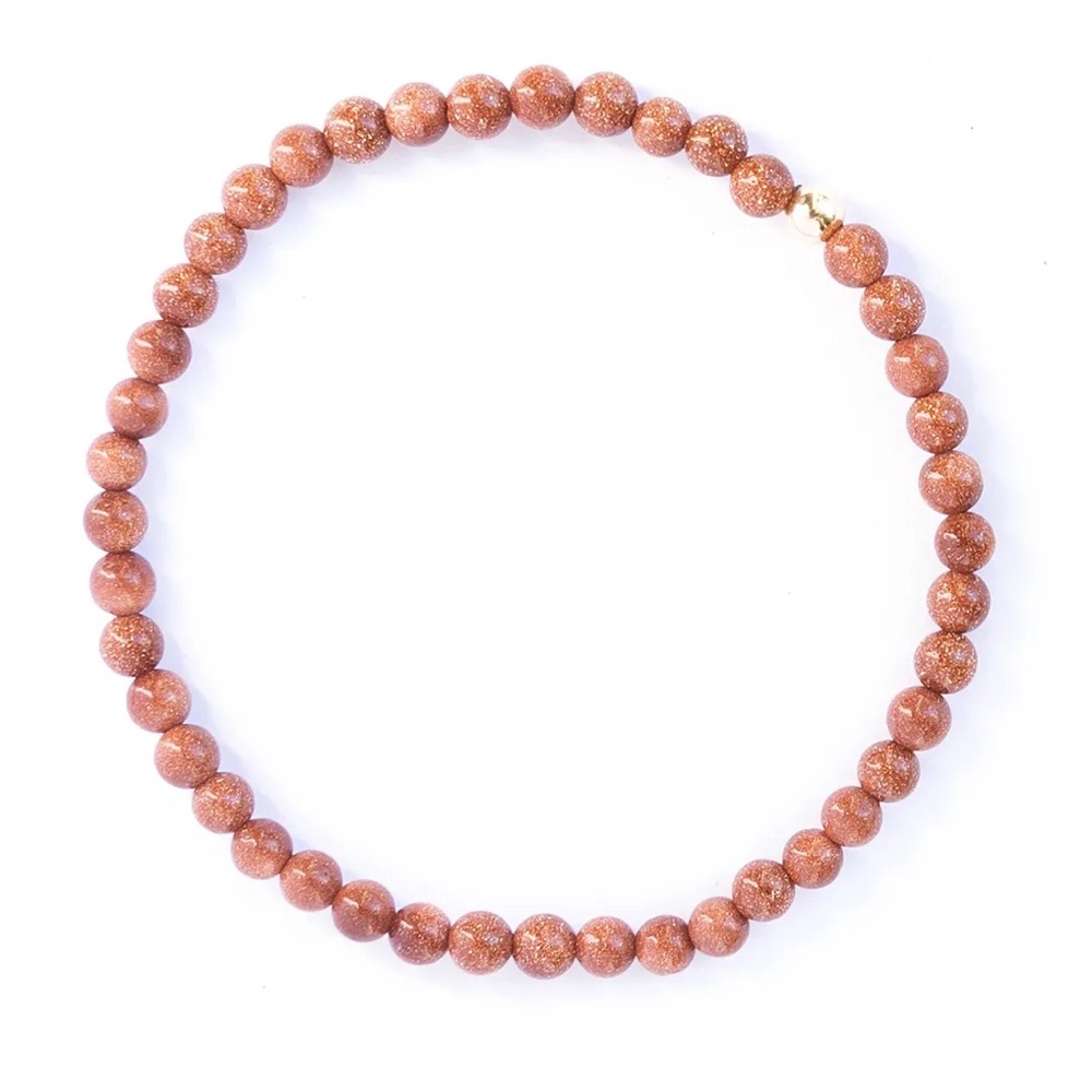 April Soderstrom Copper Goldstone Bracelet